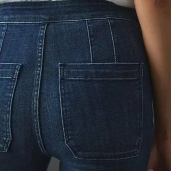 Brand New PILCRO CLEAN HIGH-RISE FLARE JEANS - Picture 7 of 11